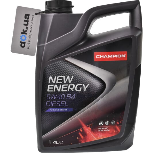 Моторное масло Champion New Energy B4 Diesel 5W-40 4 л на BMW 3 Series