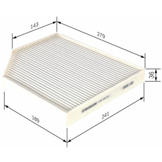 Фильтр салона Bosch 1 987 435 016