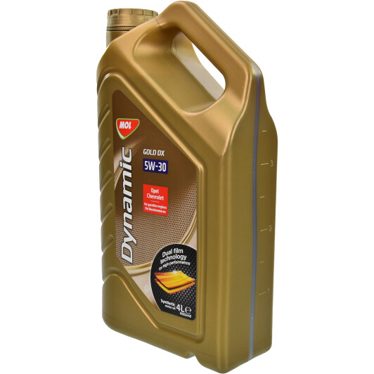 Моторна олива MOL Dynamic Gold DX 5W-30 4 л на Kia Cerato