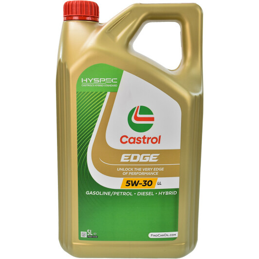 Моторна олива Castrol EDGE LL 5W-30 5 л на Opel Senator