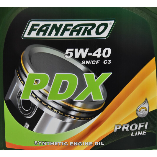 Моторное масло Fanfaro PDX 5W-40 4 л на Ford Fiesta