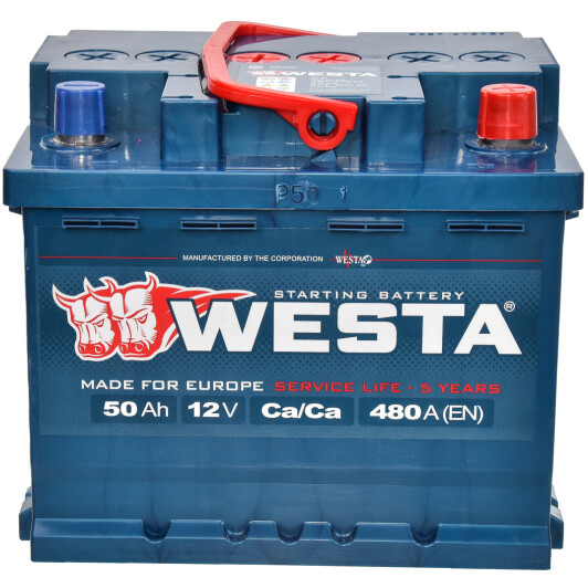 Акумулятор Westa 6 CT-50-L WPR5001LB1