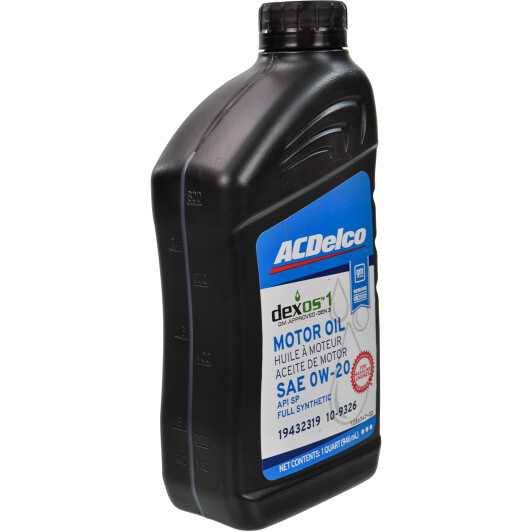 Моторна олива ACDelco Full Synthetic 0W-20 0,95 л на Renault Wind