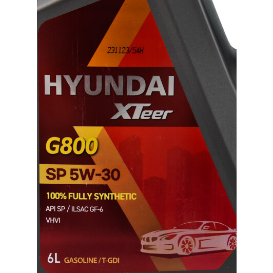 Моторное масло Hyundai XTeer Gasoline Ultra Protection 5W-30 6 л на Daewoo Espero