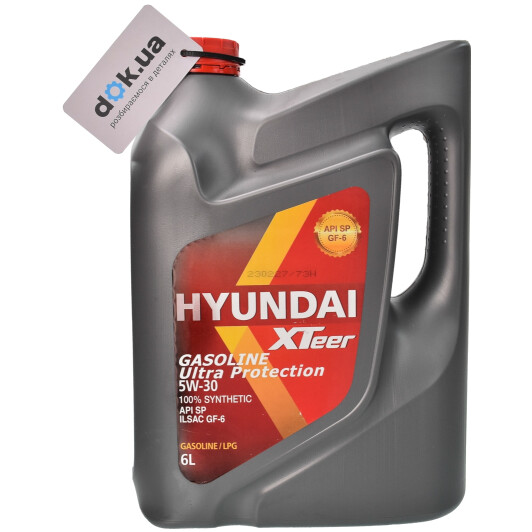 Моторна олива Hyundai XTeer Gasoline Ultra Protection 5W-30 6 л на Daewoo Espero