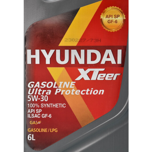 Моторна олива Hyundai XTeer Gasoline Ultra Protection 5W-30 6 л на Suzuki Celerio