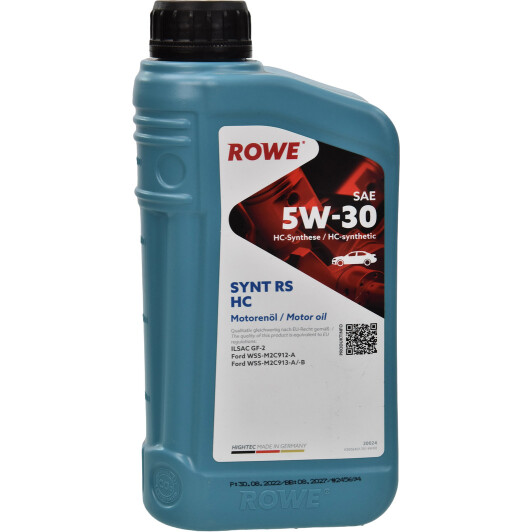 Моторное масло Rowe Synt RS HC 5W-30 1 л на Mazda Xedos 6