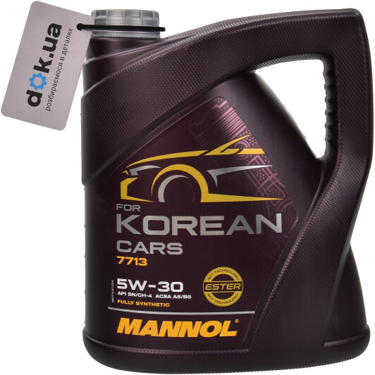 Моторное масло Mannol O.E.M. For Korean Cars 5W-30 4 л на Land Rover Range Rover