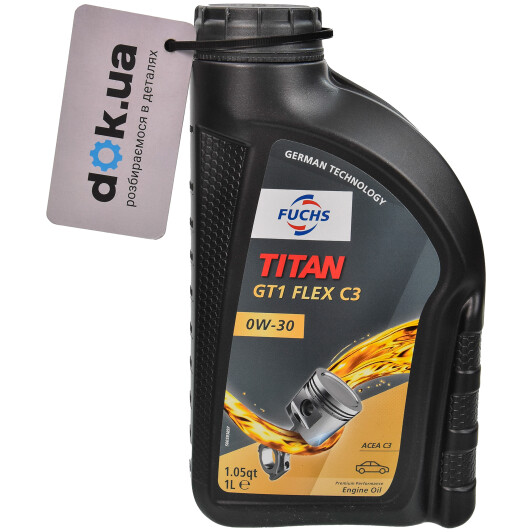 Моторна олива Fuchs Titan GT1 Flex C3 0W-30 1 л на Kia Pregio