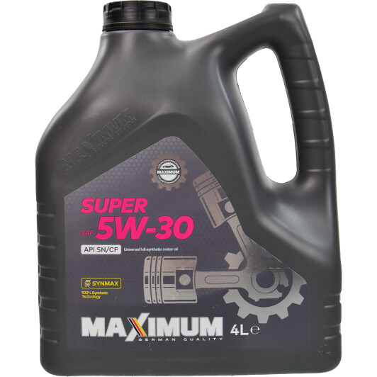 Моторное масло Maximum Super 5W-30 4 л на Hyundai Sonata