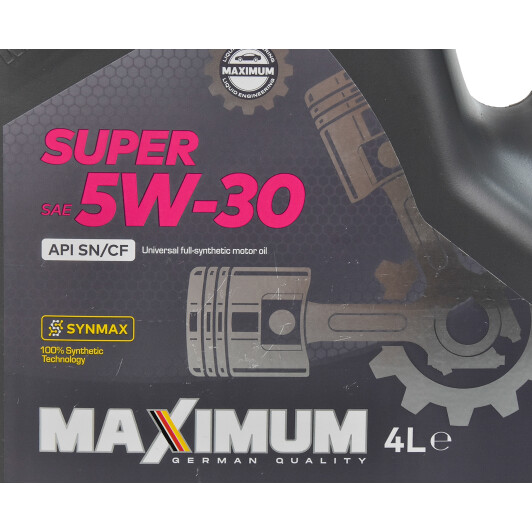 Моторна олива Maximum Super 5W-30 4 л на Opel Campo