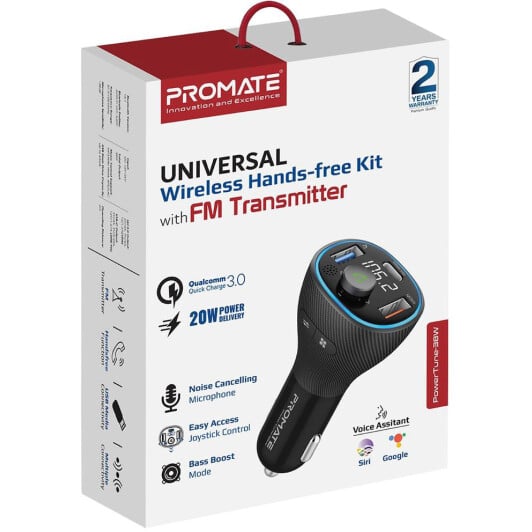 Fm-модулятор Promate Powertune-38W Series
