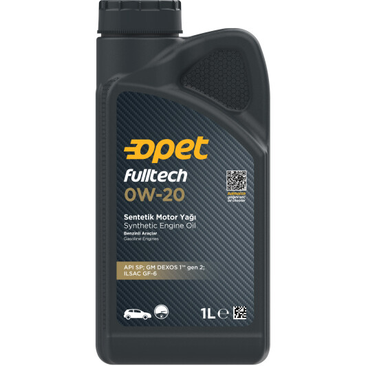 Масло Opet Fulltech 0W-20 1 л на Dacia Logan