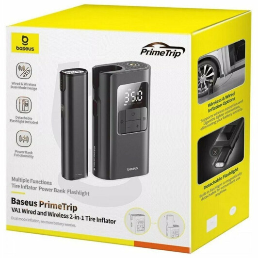 Компресор Baseus PrimeTrip VA1 Wired and Wireless C11169001121-00