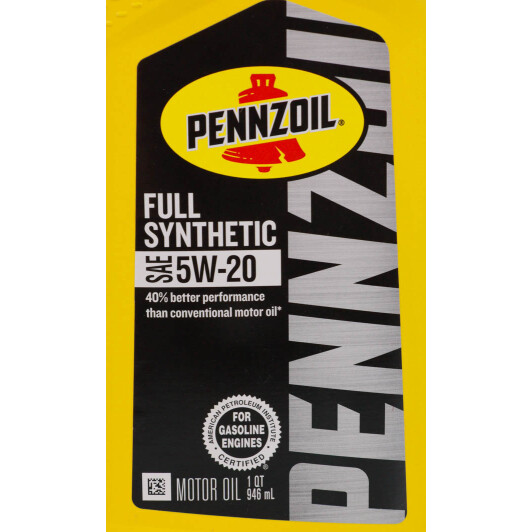 Масло Pennzoil Full Synthetic 5W-20 0.946 л на Isuzu Rodeo