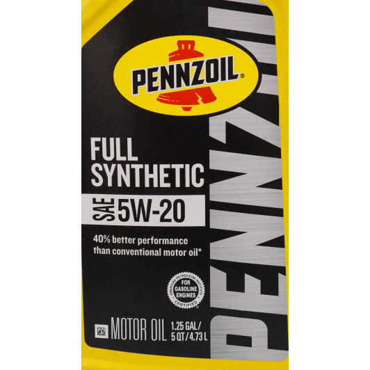 Масло Pennzoil Full Synthetic 5W-20 4,73 л на Isuzu Rodeo