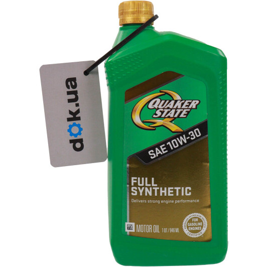Масло QUAKER STATE Full Synthetic 10W-30 на Porsche Cayenne
