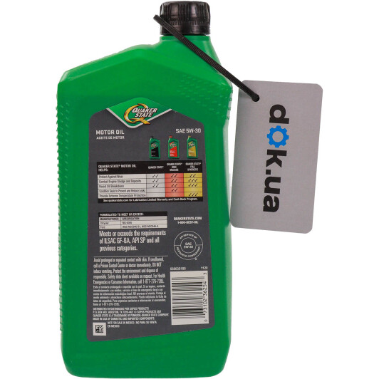 Масло QUAKER STATE Conventional 5W-30 0.946 л на MINI Cooper
