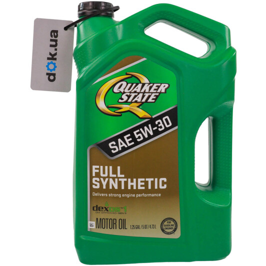 Олива QUAKER STATE Full Synthetic 5W-30 4,73 л на Porsche Cayenne