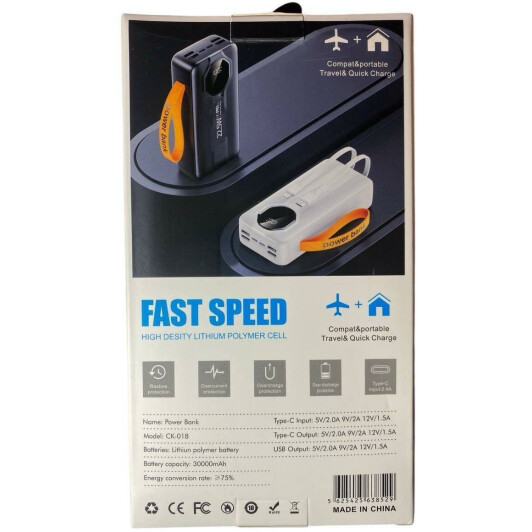 Повербанк XoKo 30000 mAh 22.5 Вт