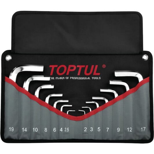 Набір ключів шестигранних Toptul GPAQ1401 2-19 мм