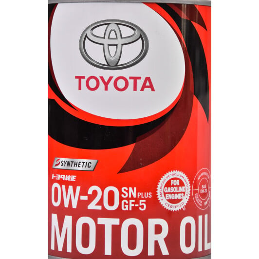 Моторное масло Toyota SN/GF-5 0W-20 1 л на Citroen C3