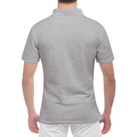 Футболка чоловіча Globuspioner поло Mini Cooper 2 сіра принт спереду L