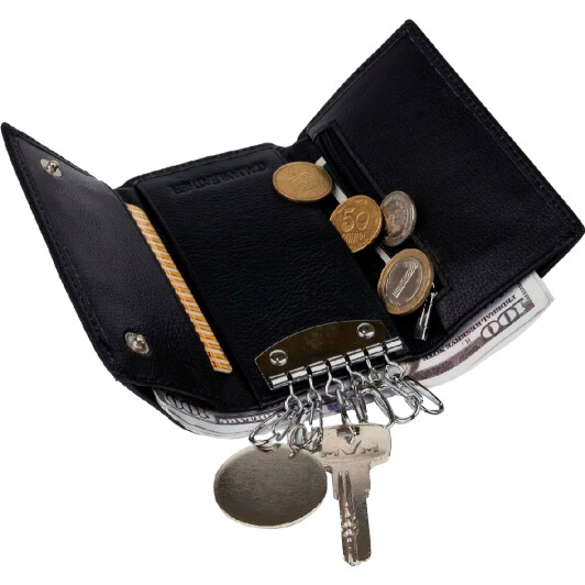 Ключница ST Leather 19221 черный