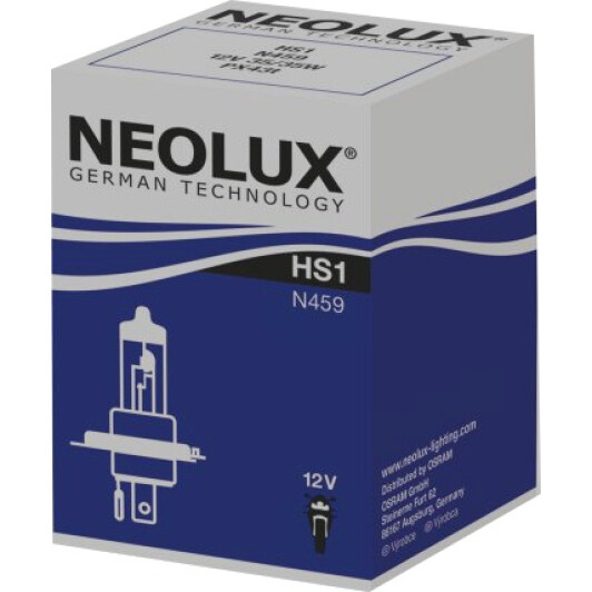 Автолампа Neolux® HS1 PX43t 35 W прозрачная N459
