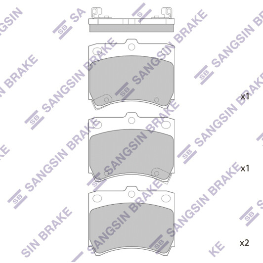 SP1049 Hi-Q Тормозные колодки