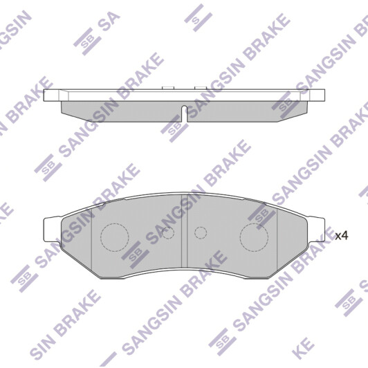 Тормозные колодки Hi-Q SP1252