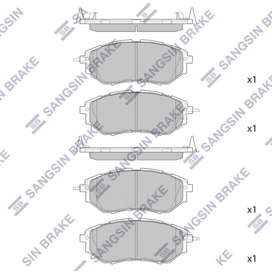 SP1534 Hi-Q Тормозные колодки