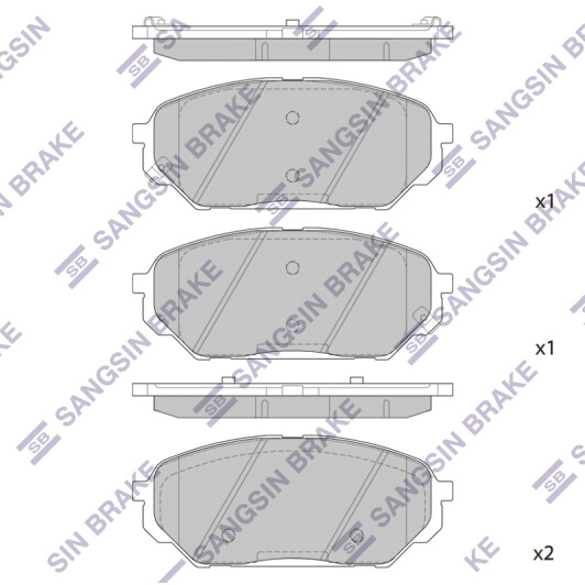 SP1203 Hi-Q Гальмівні колодки