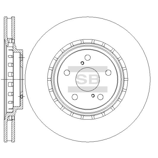 Гальмівний диск Hi-Q SD4034