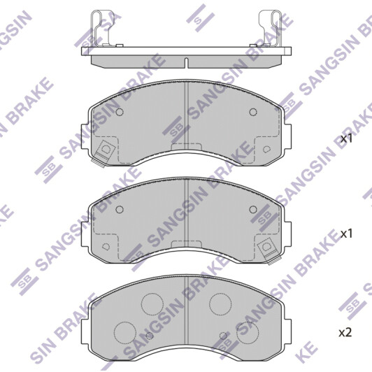 SP1056 Hi-Q Тормозные колодки