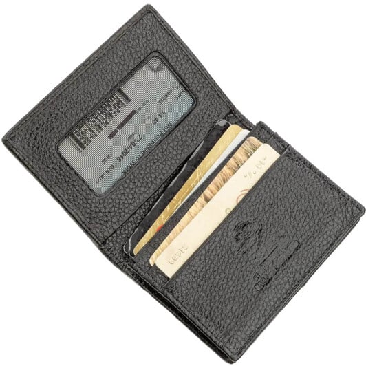 Картхолдер Stingray Leather 18647 колір чорний