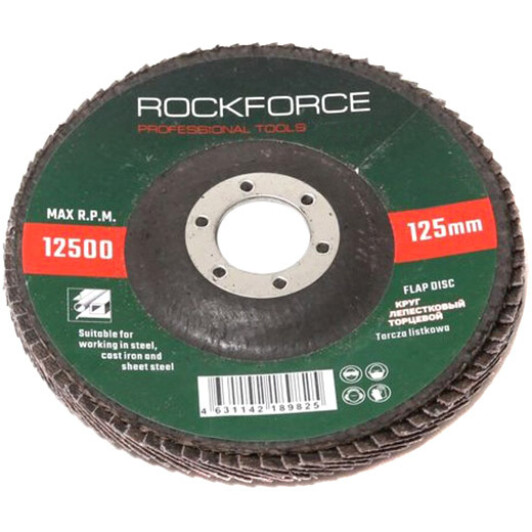 Круг пелюстковий Rockforce RF-FD560M P60 125 мм