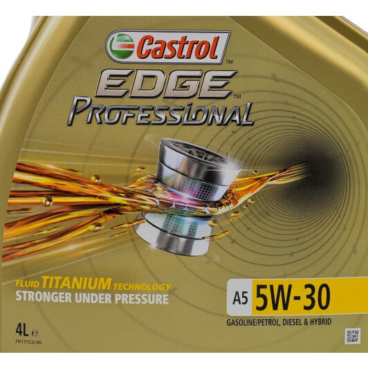 Моторное масло Castrol Professional EDGE A5 Titanium FST 5W-30 4 л на Volvo 960