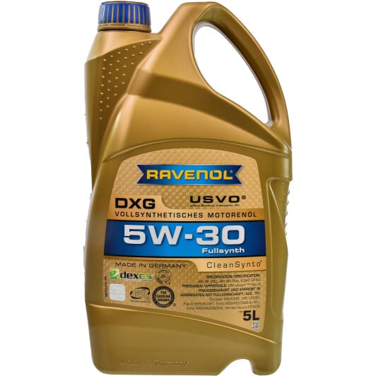 Моторное масло Ravenol DXG 5W-30 5 л на Chevrolet Camaro