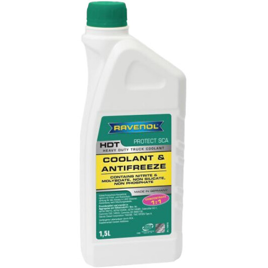 Ravenol HDT Protect SCA G11 зеленый концентрат антифриза