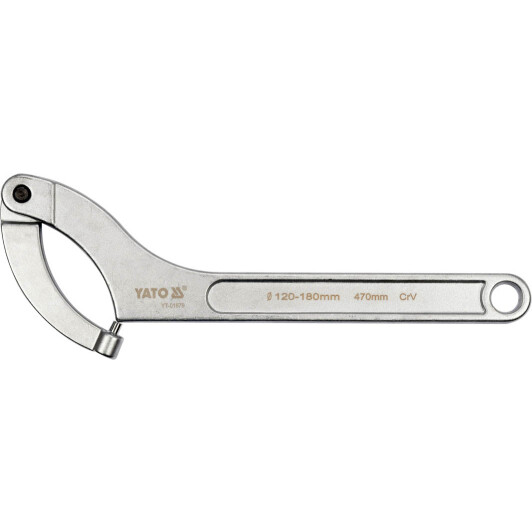 Ключ шліцьовий Yato I-подібний 120-180 мм з шарніром