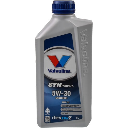 Моторное масло Valvoline SynPower MST C3 5W-30 1 л на Dodge Ram Van