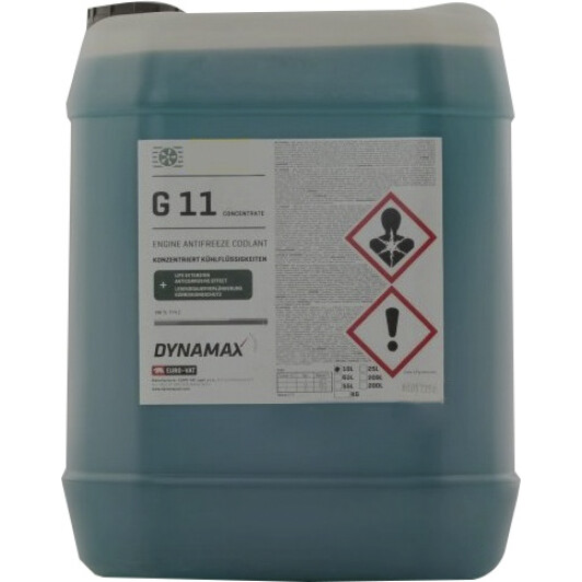 Dynamax Cool G11 синий 10 л (500162) концентрат антифриза