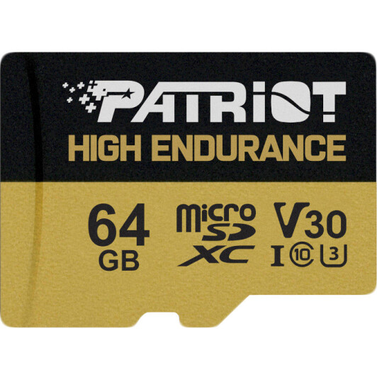 Карта памяти Patriot High Endurance microSDXC 64 ГБ