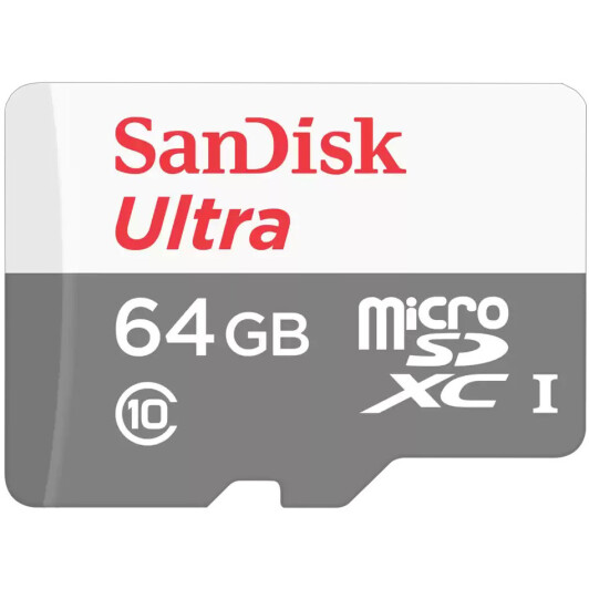 Карта пам’яті SanDisk Ultra Light microSDXC 64 ГБ з SD-адаптером