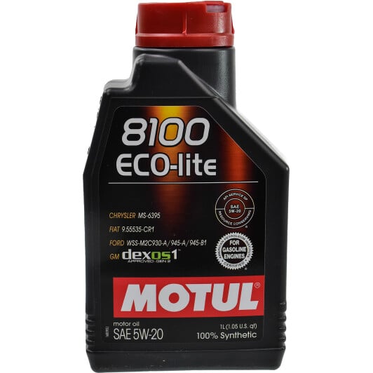 Моторное масло Motul 8100 Eco-Lite 5W-20 1 л на Honda City