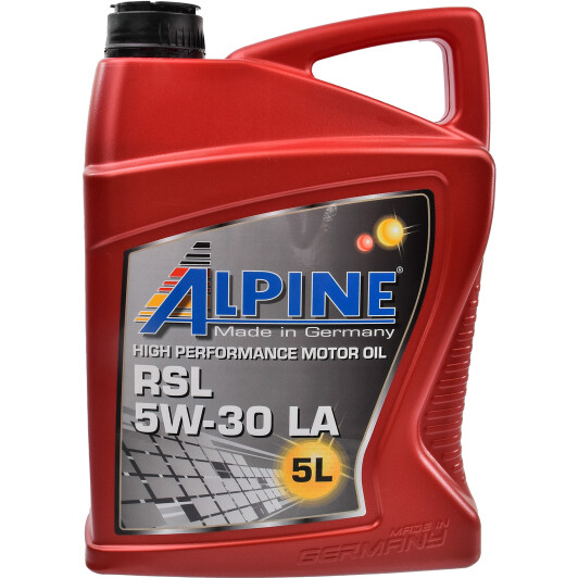 Моторна олива Alpine RSL LA 5W-30 5 л на Infiniti FX35