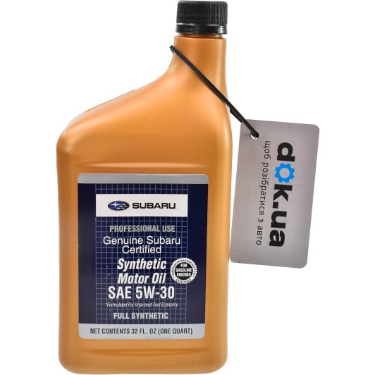 Моторное масло Subaru Certified Motor Oil 5W-30 0,95 л на Hyundai ix55