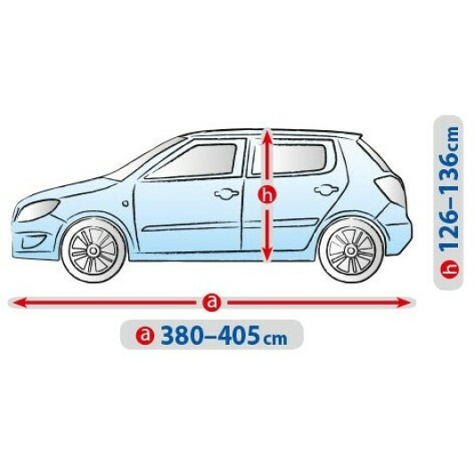 Автомобільний тент Kegel Basic Garage 5-3955-241-3021 сірий