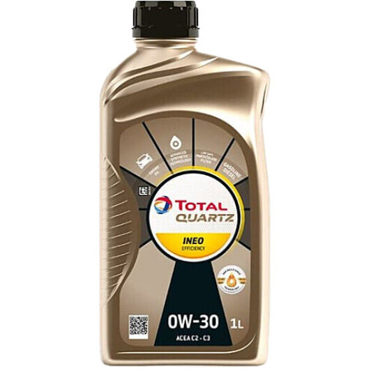 Моторное масло Total Quartz Ineo Efficiency 0W-30 на Opel Zafira